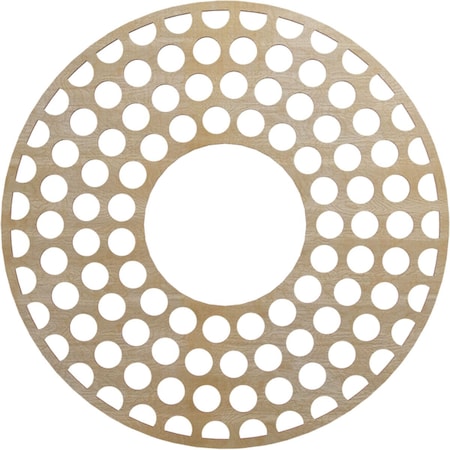 Ekena Millwork Fink Wood Fretwork Pierced Ceiling Medallion, Birch, 26"OD x 9 1/2"ID x 3/8"T CMWP26X26X0375FFBI
